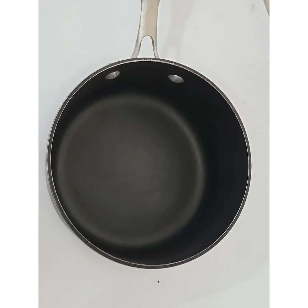 Vtg Calphalon 87012 2 Qt Saucepan w/ Stainless Steel Lid Hard Anodized USA